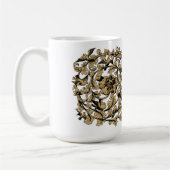 Mug Rococo Vin et oiseaux Baroque du XVIIIe siècle Mot (Gauche)