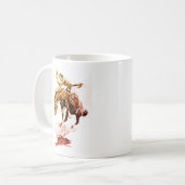 Mug Rodeo Cowgirl (par C.M. Russell) (Devant gauche)