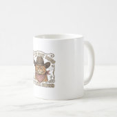 Mug Rodéo de Chat Cow-Boy Confus (Devant droit)