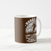 Mug Rodéo Homme Papa Comme Un Papa Régulier Drôle Rodé (Devant droit)