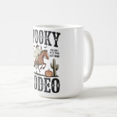 Mug Rodéo occidental d'Halloween effrayant (Devant droit)