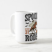 Mug Rodéo occidental d'Halloween effrayant (Devant gauche)