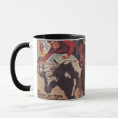 Mug Rodéo Western vintage Cowboy Steer Wrestling Rodéo (Gauche)