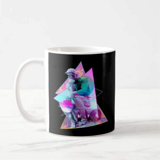 Mug Rodin La Statue Du Penseur - Vaporwave Gli Esthéti (Gauche)