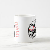 Mug rofl superbe de meme de visage de rage (Centre)