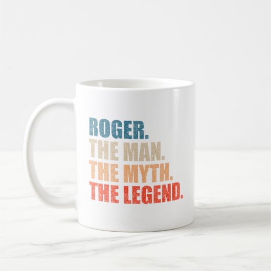 Mug Roger The Man The Myth The Legend (Gauche)