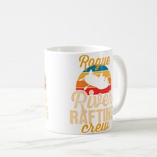 Mug Rogue River Rafting Crew Whitewater Rafting On Rog (Devant droit)