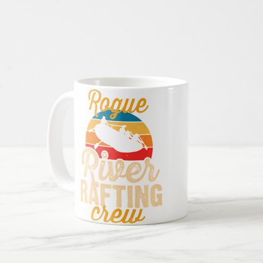 Mug Rogue River Rafting Crew Whitewater Rafting On Rog (Devant gauche)