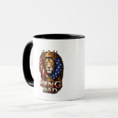 Mug Roi américain papa (Devant gauche)