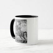 Mug Roi d'Abbas de Perse, illustration (Devant gauche)
