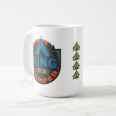 Mug Roi de Camping (Devant gauche)