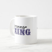 Mug Roi de grammaire (Devant gauche)