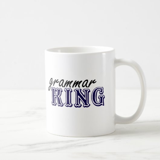 Mug Roi de grammaire (Droite)
