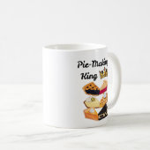 Mug Roi de la fabrication de tartes (Devant droit)