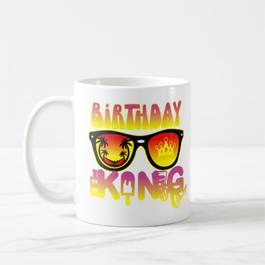 Mug Roi de l'anniversaire (Gauche)