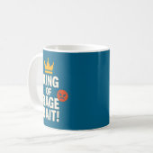 Mug Roi de l'appât de rage Mème drôle d'internet Citat (Devant gauche)
