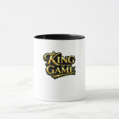 Mug Roi de mon jeu citation couronne d'or cadeau (Centre)