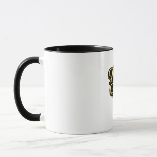 Mug Roi de mon jeu citation couronne d'or cadeau (Gauche)