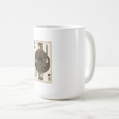 Mug Roi de pique — Regal Black & Gold (Devant droit)