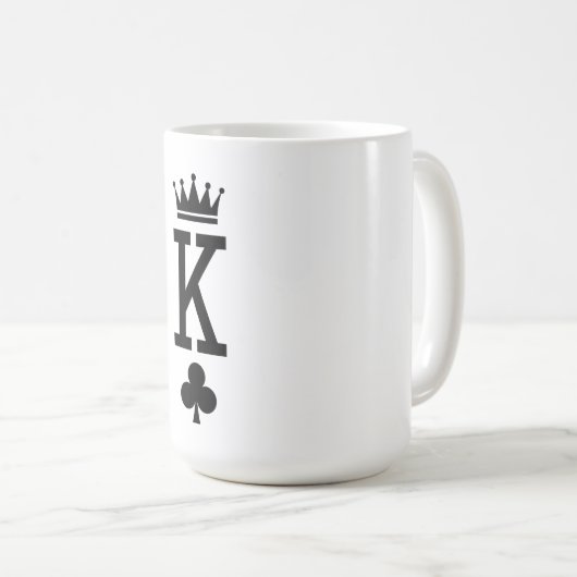 Mug Roi des cartes (Devant droit)