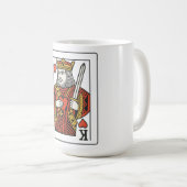 Mug Roi des Coeurs — Regal Red & Gold (Devant droit)