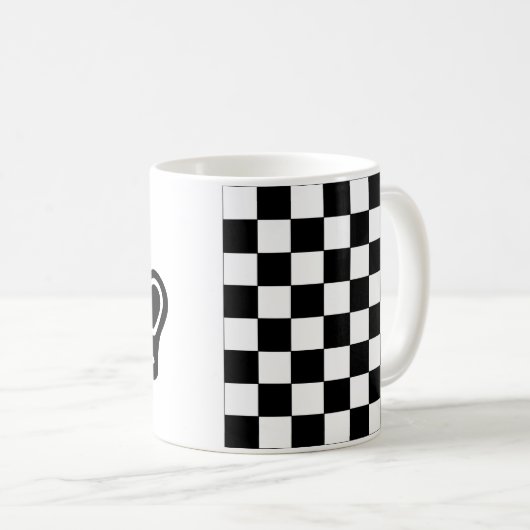 Mug roi des échecs (Devant droit)