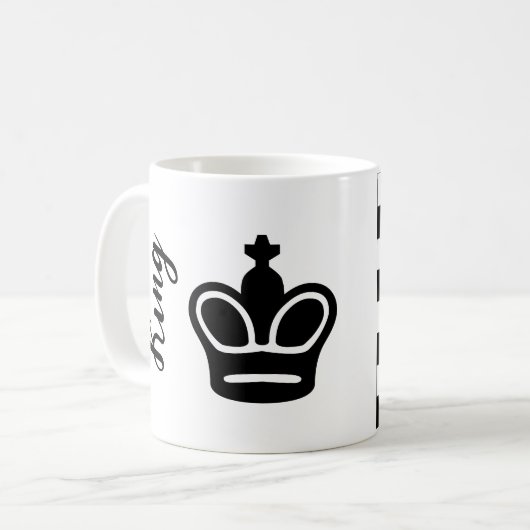 Mug roi des échecs (Devant gauche)