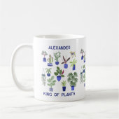 Mug Roi des Plantes Personnalisé (Gauche)