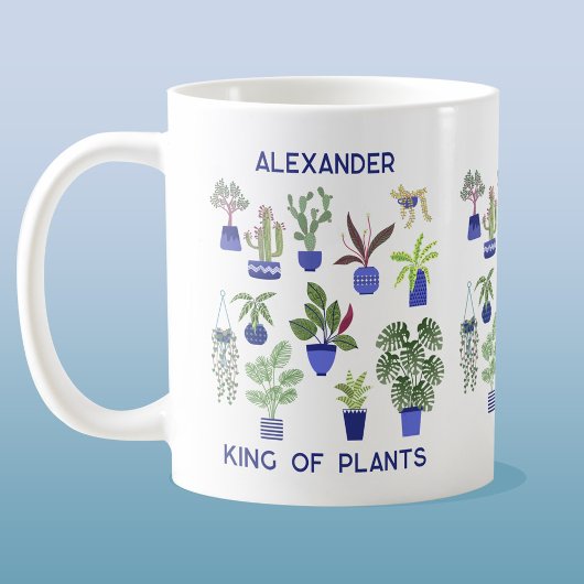 Mug Roi des Plantes Personnalisé
