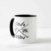 Mug Roi du cadeau de conducteur de bâton (Devant gauche)