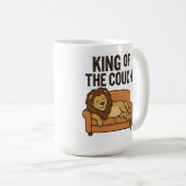 Mug Roi du canapé (Devant droit)