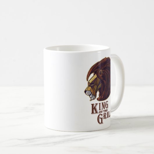 Mug Roi du Grill (Devant droit)