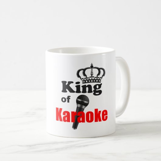 Mug Roi du Karaoké (Devant droit)