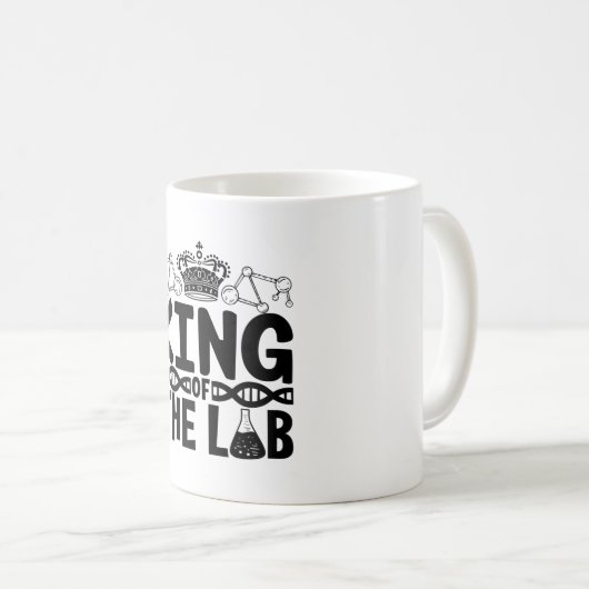 Mug Roi Du Technicien De Laboratoire Technique Du Labo (Devant droit)
