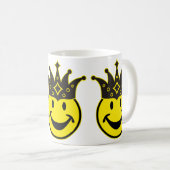 Mug Roi jaune + votre dos. & idées (Devant droit)