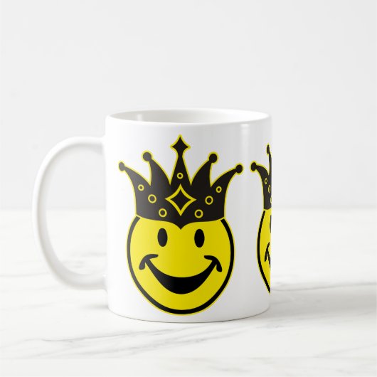 Mug Roi jaune + votre dos. & idées (Gauche)