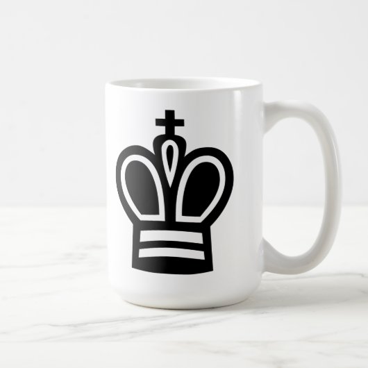 Mug Roi noir (Droite)
