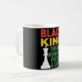 Mug "Roi Noir : La Pièce la Plus Puissante (Devant gauche)