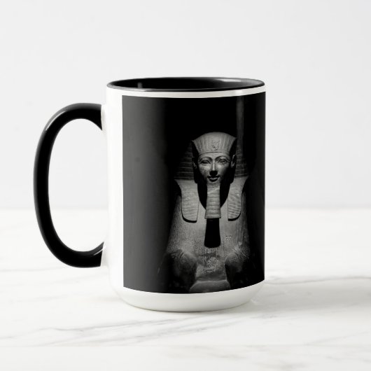 Mug Roi pharaon noir et blanc (Gauche)