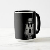 Mug Roi pharaon noir et blanc (Devant droit)