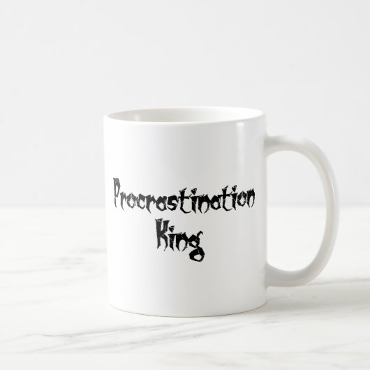 Mug Roi Procrastination (Droite)