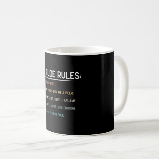 Mug Role Playing Game Rules (Devant droit)