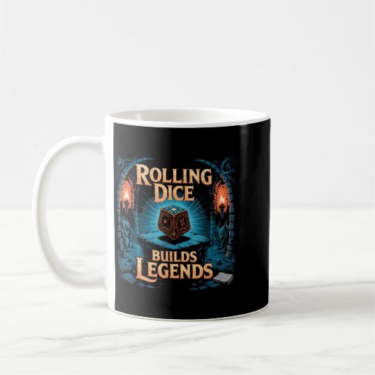 Mug Role Playing Gamer Rpg Master D20 Tabletop Funny R (Gauche)