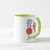 Mug Rollage Anime Tuffy et Jerry Apple (Devant droit)
