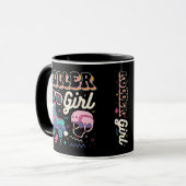 Mug Roller Girl Patinage Retro Roller Vintage (Devant gauche)