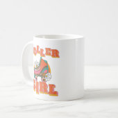 Mug roller girl vintage roller patinage (Devant gauche)