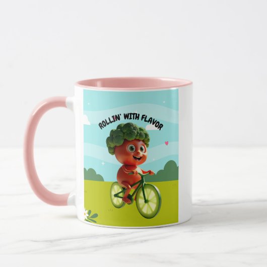 Mug Rollin de tomate avec boue de saveur (Gauche)