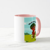 Mug Rollin de tomate avec boue de saveur (Devant droit)