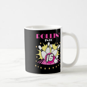 Mug Rollin In 16 Bowling Anniversaire Party 16. Garçon