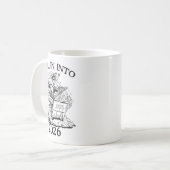 Mug Rollin’ Into 2026 Dumpster Fire New Year Party Fun (Devant gauche)